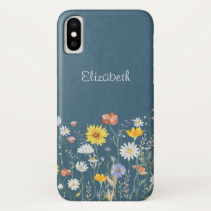 Rustikale Wasserfarbe-Wildblume Minimalist Case-Mate iPhone Hülle
