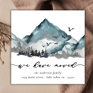 Rustikale Wasserfarbe Wir haben bewegte Wälder Ber Ankündigung