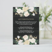 Rustikale Wasserfarben Blasspeonies Unterkünfte Begleitkarte (Stehend Vorderseite)