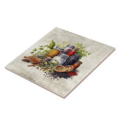 Rustikale Wasserfarben Gewürze Imitate Textur Wass Fliese (Seite)