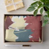 Rustikale Wasserfarben Herbst Herbst Blätter Seidenpapier (Geschenk)