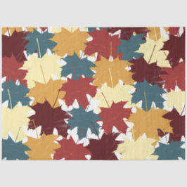 Rustikale Wasserfarben Herbst Herbst Blätter Seidenpapier