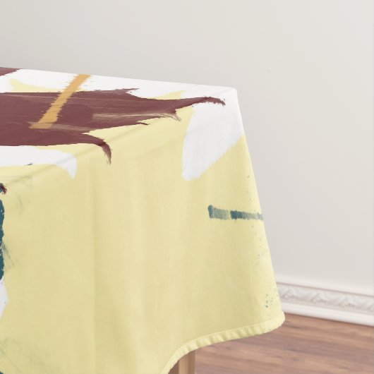 Rustikale Wasserfarben Herbst Herbst Blätter Tischdecke (Beispiel)