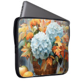 Rustikale Wasserfarben-Herbstblumenkörbchen Laptopschutzhülle (Vorne Rechts)