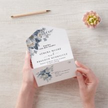 rustikale Wasserfarben-Illustration einer Blume