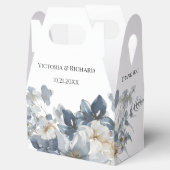 rustikale Wasserfarben-Illustration einer Blume Geschenkschachtel (Geöffnet)