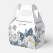 rustikale Wasserfarben-Illustration einer Blume Geschenkschachtel (Vorderseite)