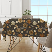 Rustikale Wasserfarben Pinienwälder fallen Tischdecke