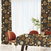 Rustikale Wasserfarben Pinienwälder fallen Tischdecke