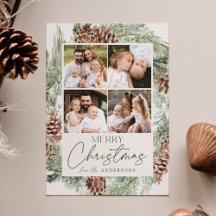 Rustikale Wasserfarbene Kieferkruste Feuerwerk Col