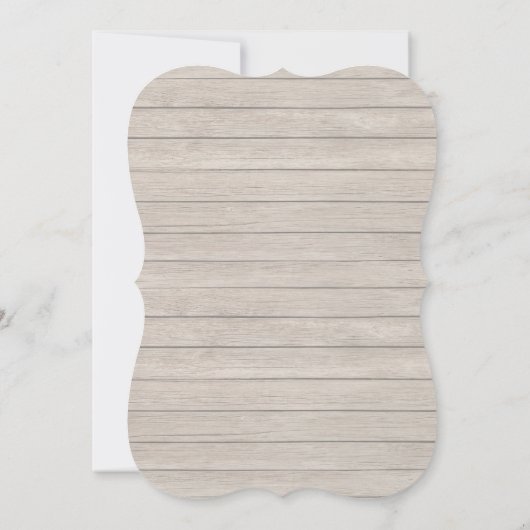 Rustikale Wasserfarbenfloralwochenende einladen Einladung (Rückseite)