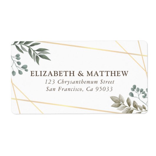 Rustikale Wasserfarbenfolien (Vorne)