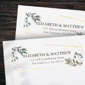 Rustikale Wasserfarbenfolien Geometrische Hochzeit