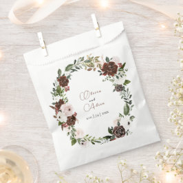 Rustikale Wasserfarbengeometrische Hochzeit Geschenktütchen