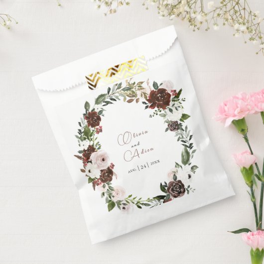 Rustikale Wasserfarbengeometrische Hochzeit Geschenktütchen (Versiegelt)