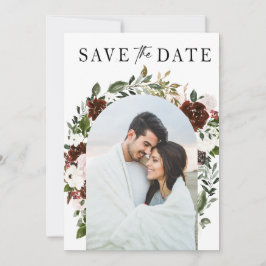 Rustikale Wasserfarbengeometrische Hochzeit Save The Date