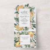 Rustikale Wasserfarbenlampe Italienische Citrus Ba All In One Einladung (Innen Boden)