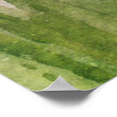 Rustikale WasserfarbenMaus Poster (Ecke)