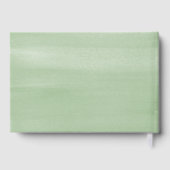 Rustikale Wasserfarbenwelt Sprig Brautparty Gästebuch (Rückseite)