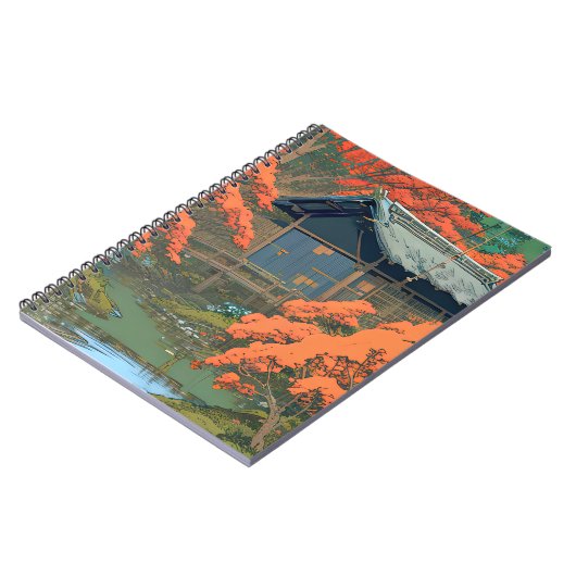 Rustikale Wasserresidenz Notizblock (Linke Seite)