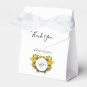 Rustikale Wattle Acacia Wedding Geschenkschachtel (Vorderseite)