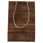 Rustikale Weckglas-Weihnachtsgeschenk-Tasche Mittlere Geschenktüte (Rückseite)