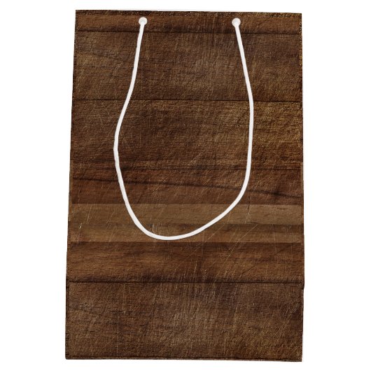 Rustikale Weckglas-Weihnachtsgeschenk-Tasche Mittlere Geschenktüte (Rückseite)