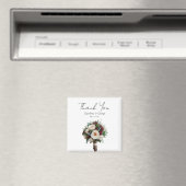 Rustikale Wedding Bouquet Blume Gastgeschenke Hoch Magnet (In Situ (Geschirrspüler))