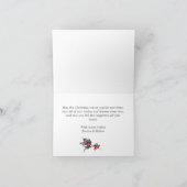 Rustikale Weihnachten 5 FOTOS Gruß (Innenseite)