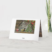 Rustikale Weihnachten am Hühnercoop (Rückseite)