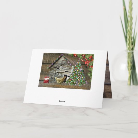 Rustikale Weihnachten am Hühnercoop (Rückseite)