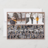 Rustikale Weihnachten Elegant Winter Solstice Wald (Vorderseite)