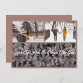 Rustikale Weihnachten Elegant Winter Solstice Wald (Vorne/Hinten)