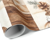 Rustikale Weihnachten Geschenkpapier (Rolleneckpunkt)