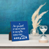 Rustikale Weihnachten sind Sie Teil der Inn Crowd? Fotoplatte (InSitu)