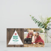 Rustikale Weihnachten und neue Jahre (Stehend Vorderseite)