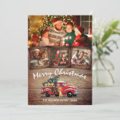 Rustikale Weihnachten Vintager Lkw Hunde 4 Foto (Stehend Vorderseite)