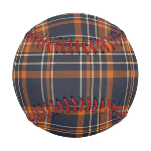 Rustikale Weihnachten/Winter kariert Baseball