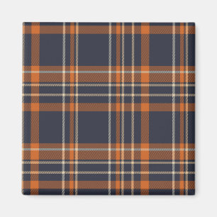 Rustikale Weihnachten/Winter kariert Magnet