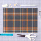 Rustikale Weihnachten/Winter kariert Seidenpapier (Handwerk)