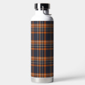 Rustikale Weihnachten/Winter kariert Trinkflasche (links)