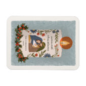 Rustikale Weihnachts-Christgeburt Magnet (Horizontal)