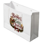 Rustikale Weihnachts-Geschenktüten-Gestaltung mit Große Geschenktüte (Vorderseite Schrägansicht)
