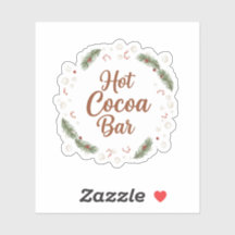 Rustikale Weihnachts-Hot-Cocoa-Bar-Station