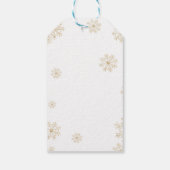 Rustikale Weihnachtsaufwertungslehrer - Geschenkta Geschenkanhänger (Rückseite)