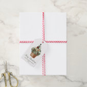 Rustikale Weihnachtsbaum-Ornamente Feiertage Geschenkanhänger (Mit Garn)