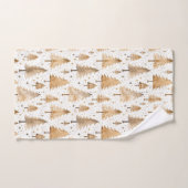 Rustikale Weihnachtsbaumen Badhandtuch Set (Handtuch)