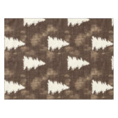 Rustikale Weihnachtsbaumen Tischdecke (Vorderseite (Horizontal))