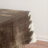 Rustikale Weihnachtsbaumen Tischdecke (Beispiel)