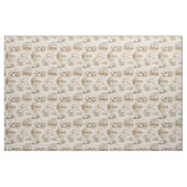 Rustikale Weihnachtsbauten im Winter Stoff (Fat Quarter (45,7 x 55,9 cm))